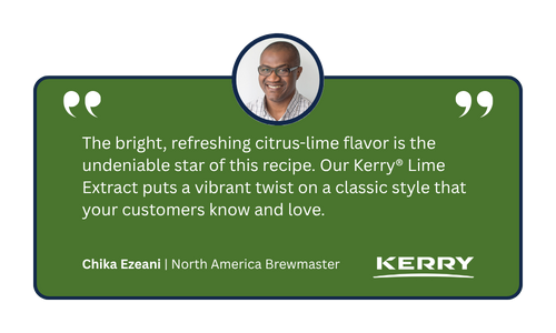 Quote from Kerry NA Brewmaster Chika Ezeani