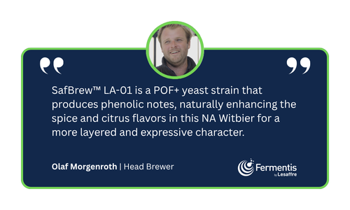 Quote from Fermentis Head Brewer Olaf Morgenroth