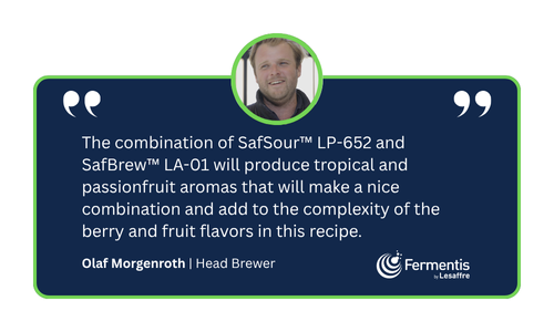 Quote from Fermentis Head Brewer Olaf Morgenroth