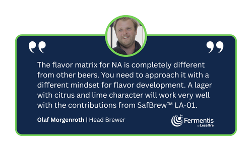 Quote from Fermentis Head Brewer Olaf Morgenroth