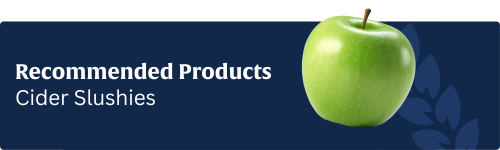 Recommended Ingredients - Cider Slushies