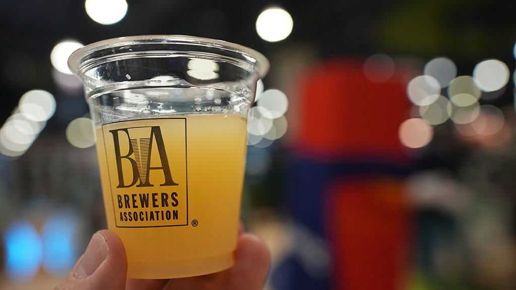 Cup of Where it All Began Hazy IPA from Hidden River Brewery